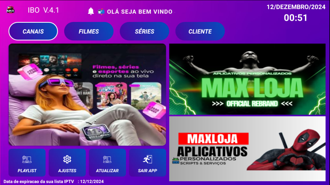 IBO USUARIO E SENHA V29